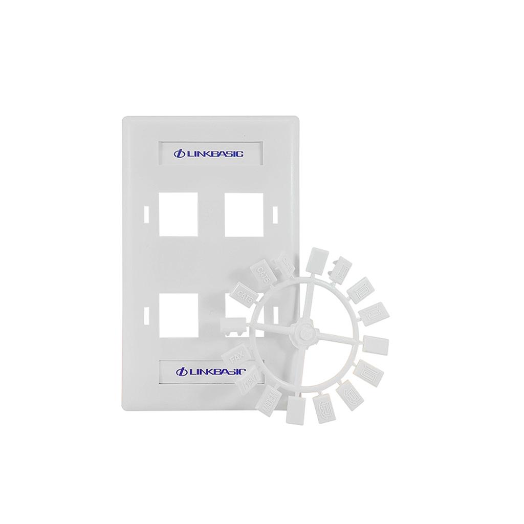 Linkbasic Faceplate 4 Salida