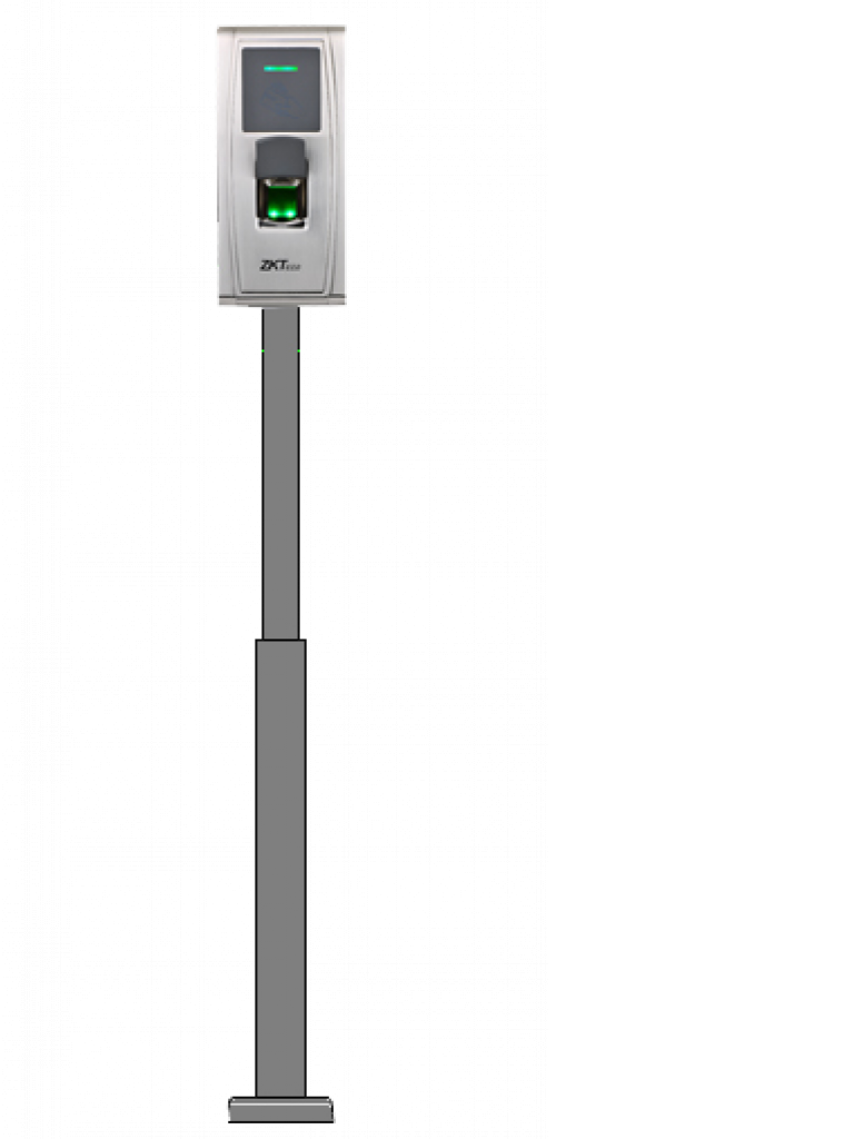 ZKT Pedestal Acero Inox. Exteriores Incl. Biometrico MA300