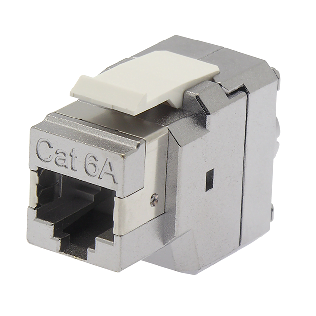 Jacks Cat.6A Blindado Keystone (180 Grado)