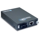 Trendnet SC Singlemode Fiber Converter 100Base-TX to 100Base-FX 60km