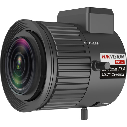 Hikvision Lente Camara IP BOX 3MP/ IR 2.7-10mm/ F1.4/ 1/2.7