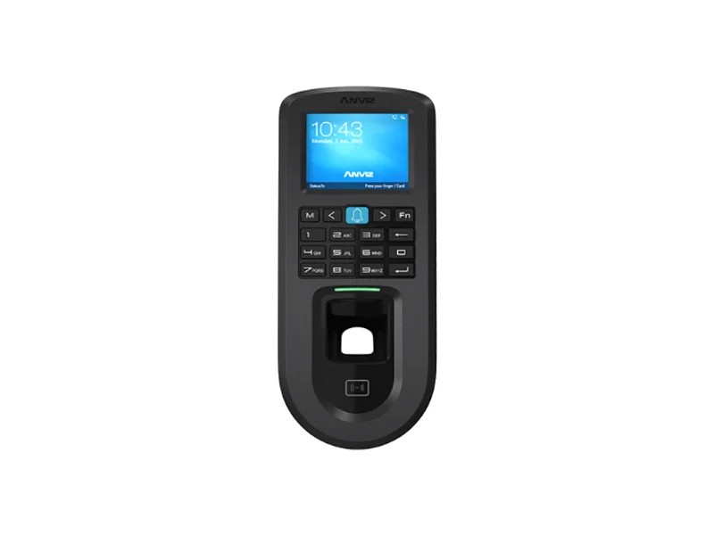 Anviz Terminal de Control de Acceso y Asistencia / Serie VF / Huella dactilar, RFID y Teclado / Procesador 1GHz, PoE y capacidad 3,000 usuarios