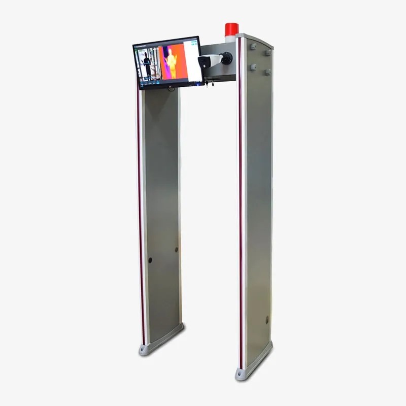 ZKT Arco Detector de Metales 18 Zonas con Cámara Térmica Infrarroja