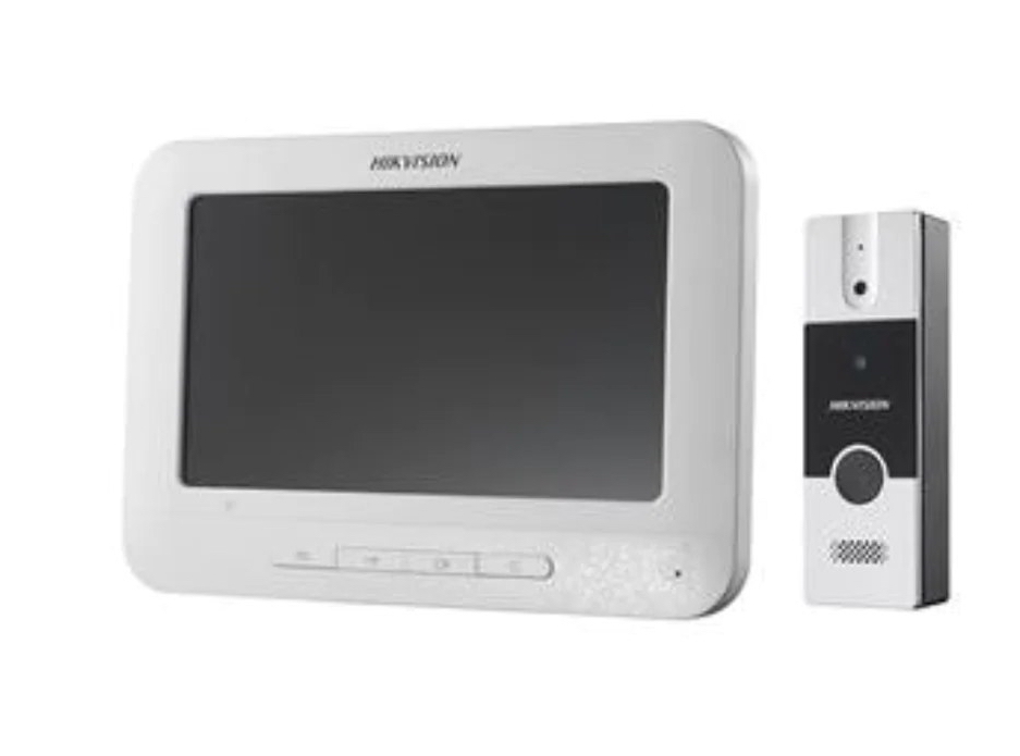 Hikvision Kit Intercom Analogo 7"/ Incluye DS-KB2411-IM y DS-KH2220 / Resol. 1080P