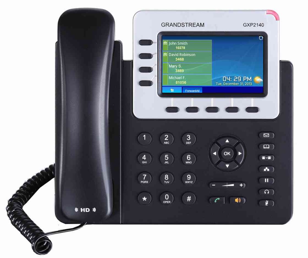 GXP-2140 Telefono IP con 4 líneas, pantalla 4.3Plg