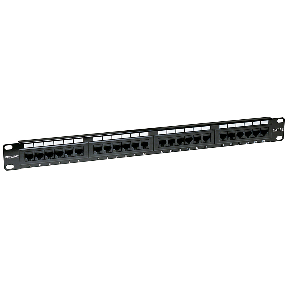 Patch Panel Cat.5e UTP 24 Puertos