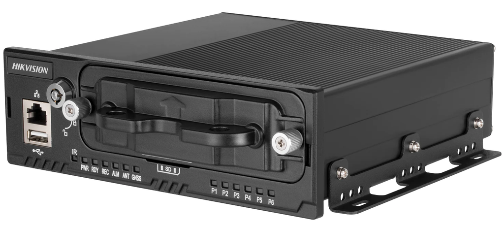Hikvision NVR de 4 Canales Móvil, H.264/H.265, 2x HDD/SSD