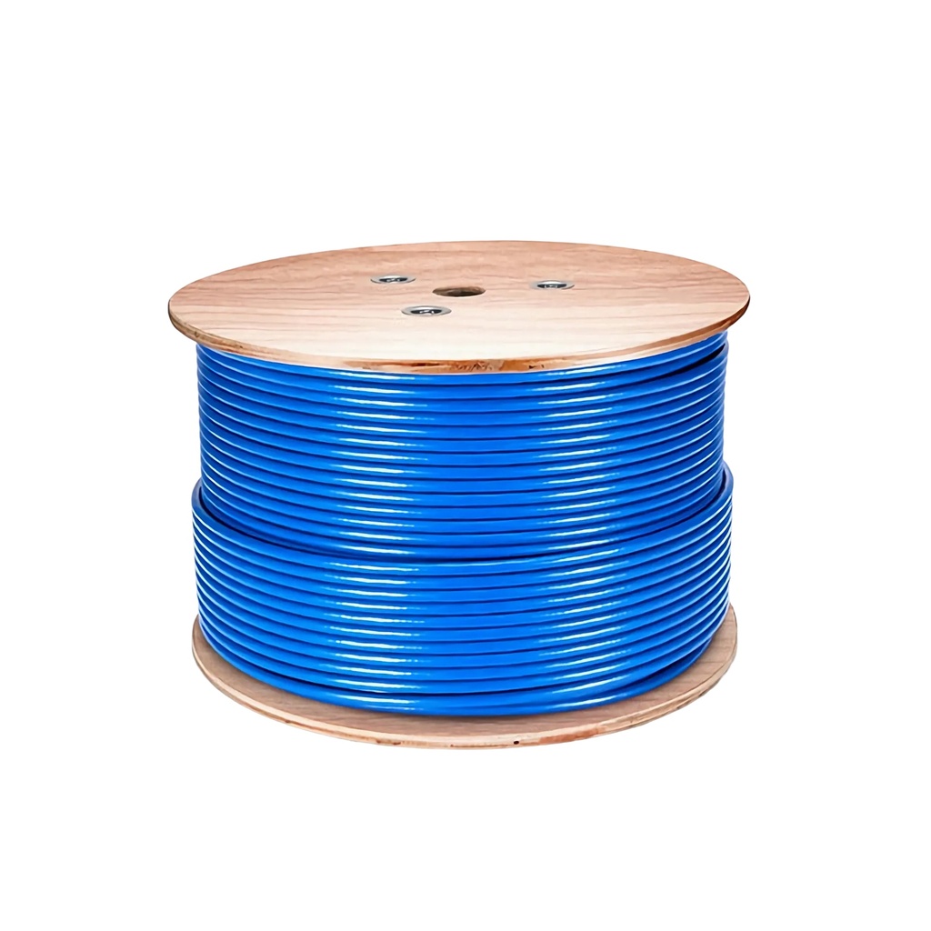 LINKBASIC Rollo Cable UTP Cat6 Azul PVC 70´C