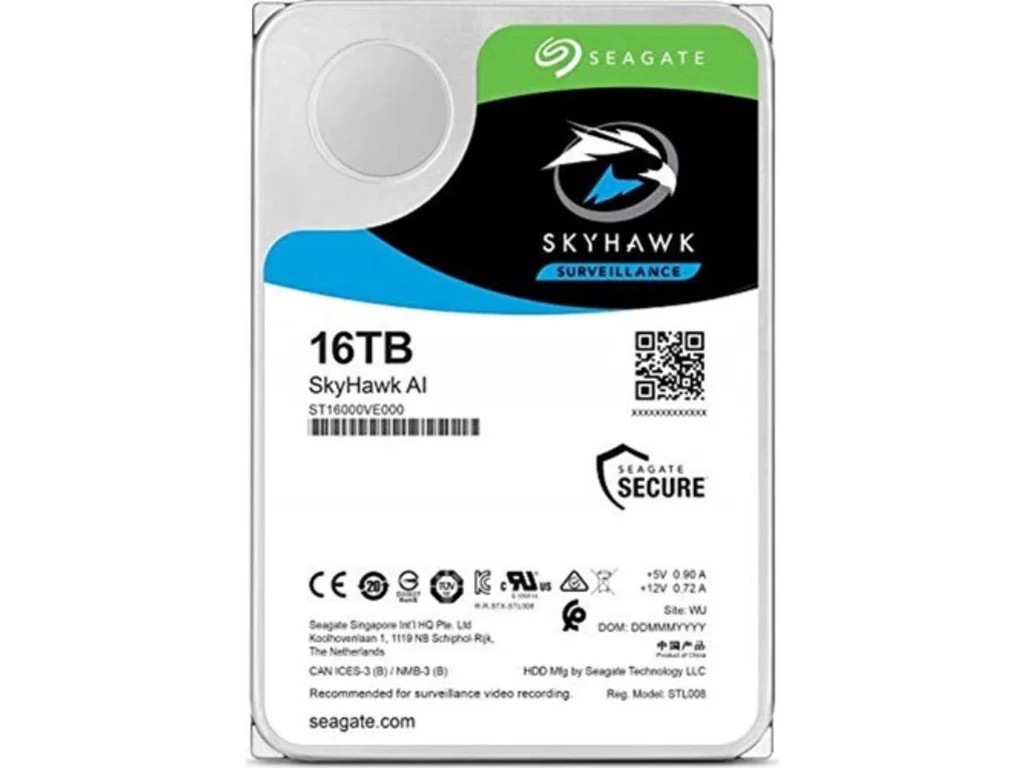 Seagate SkyHawk 16TB - 7200rpm SATA III HDD