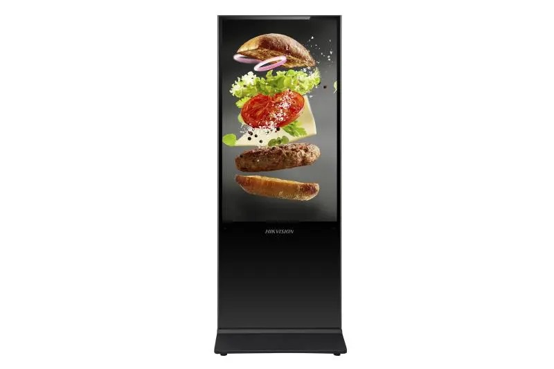 Pantalla Totem LCD 55" 4K Publicidad Digital Base Piso/WiFi/Altavoz