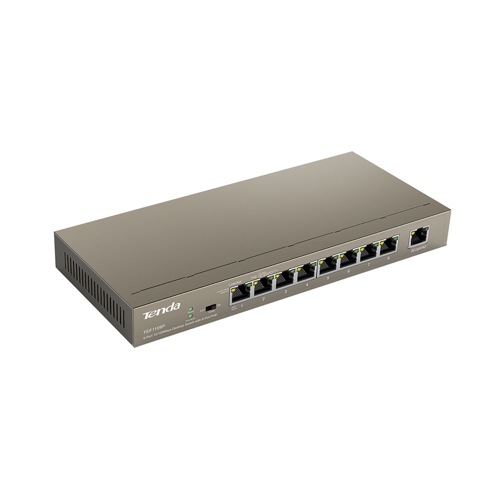 Tenda 8 puertos 10/100M Fast Ethernet POE Switch 63w