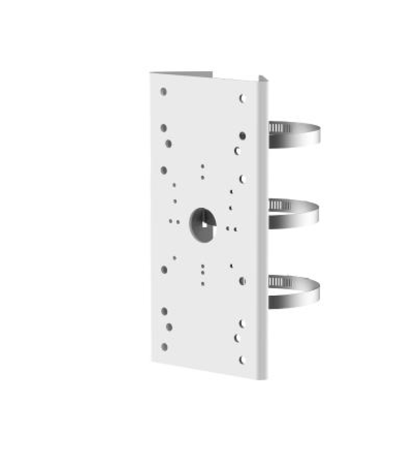 Hikvision Base (bracket) para Camaras en Poste / 127 mm × 46 mm × 250 mm (5" × 1.81" × 9.84")