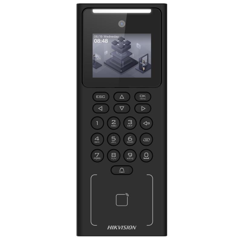 Hikvision Terminal de Acceso Facial 2Mpx Teclado y Tarjeta EM