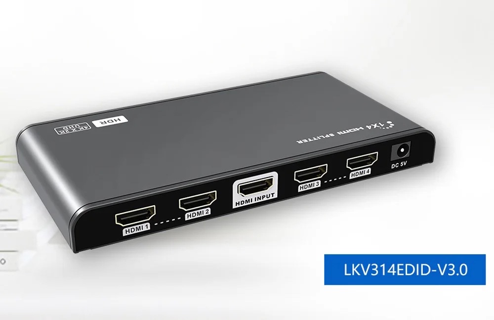 LENKENG Divisor HDMI 1x4 con Extensor 4K