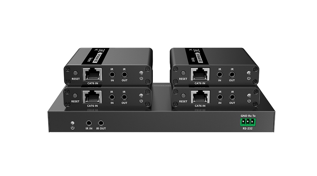 LENKENG Divisor HDMI 1x4 con Extensor PoC