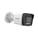 Hikvision Cámara Bullet 2Mpx Dual Light/Micrófono IP67 H.265+ Soporta Micro SD Hasta 512