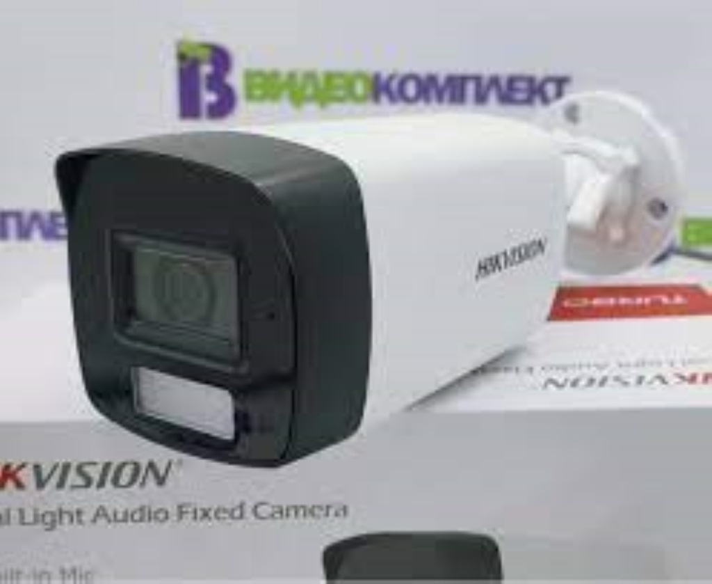 Hikvision Cámara Bullet 3K Dual Light Fija Con Audio IP67