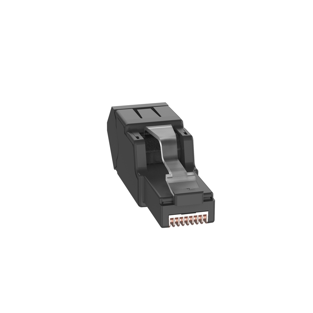 Panduit RJ45, Cat.6A Angled UTP/Plug, 22-26 AWG