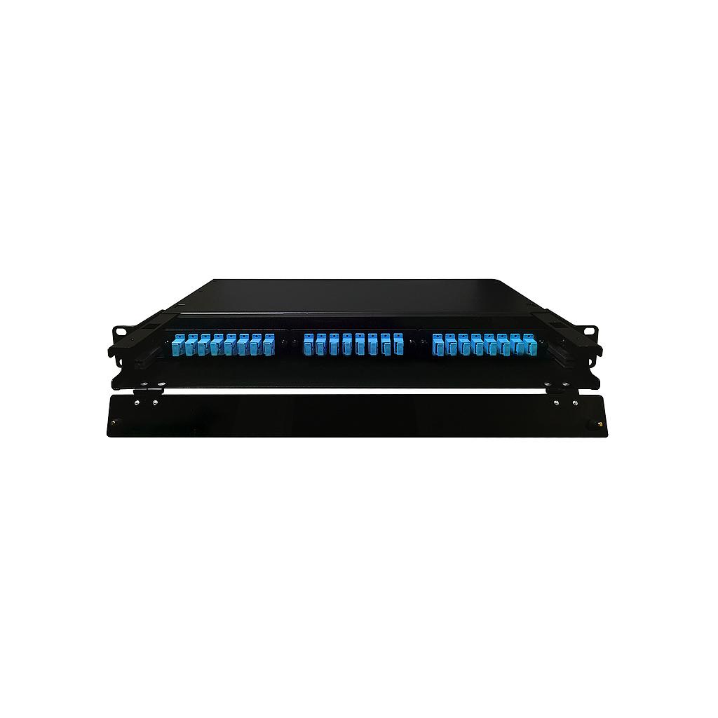 Getek Panel de Distribucion de Fibra FDP de 12 Puertos Duplex LC/UPC SM con Pigtail Incluido/ 23128-028-5