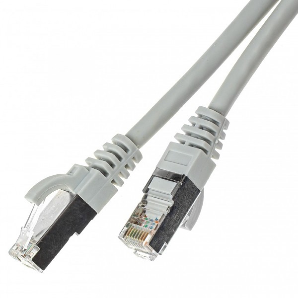 Vichnet Patch Cord SFTP CAT6A 0.5Mts Gris Claro