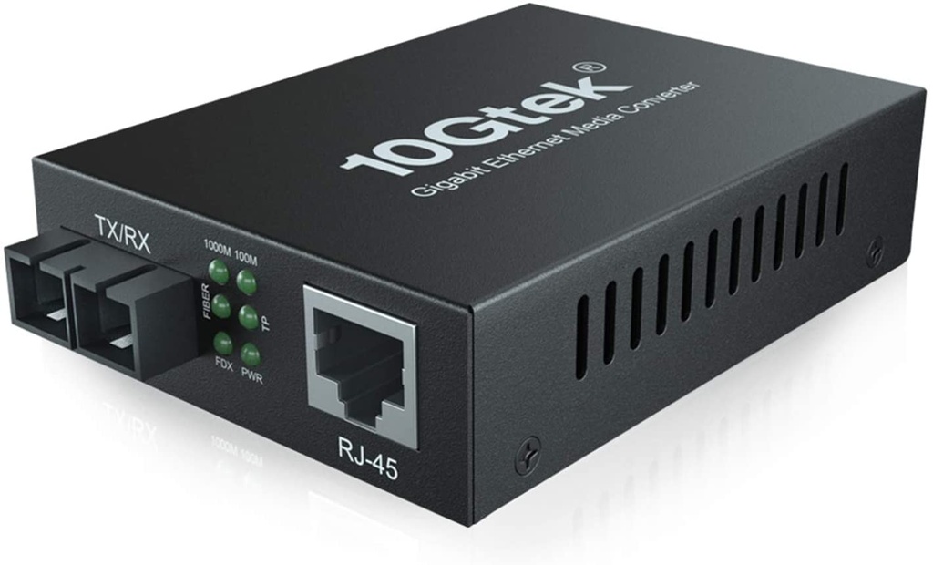 Getek 25205-028-4 Singlemode Media Converter- 10/100/1000Mbps