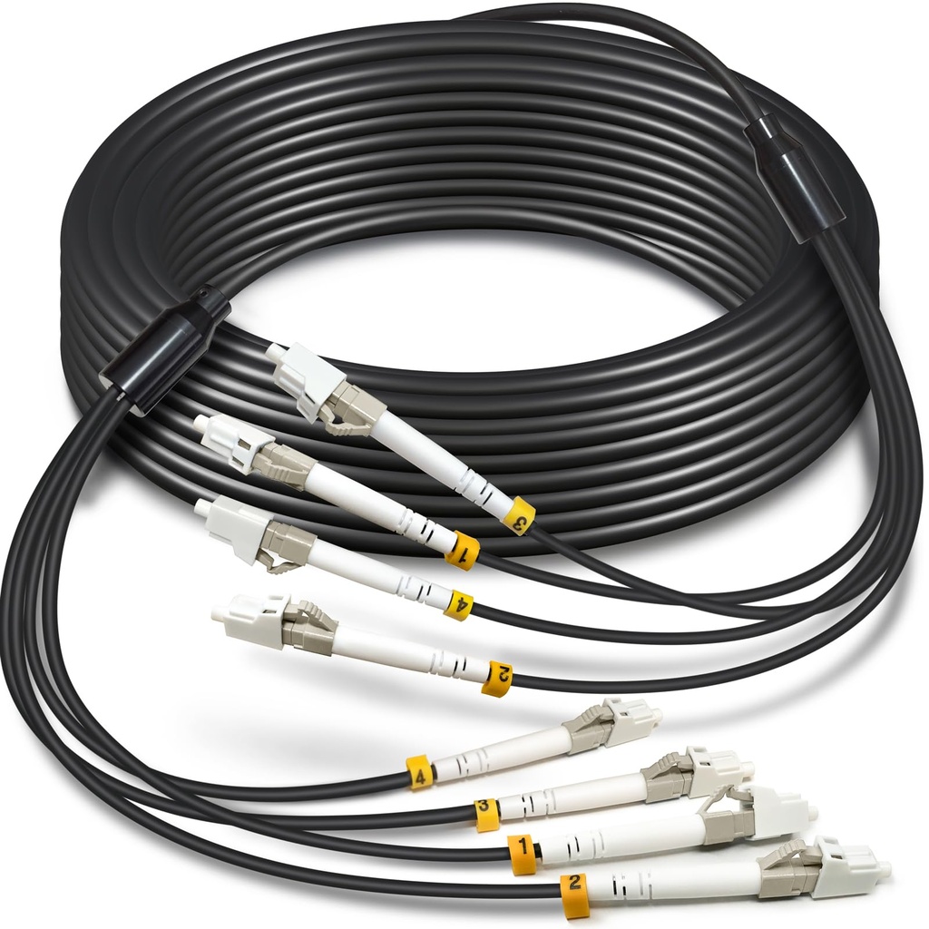 GETEK Patchcords Multimode Duplex LC/LC OM3-300m, 3M, 3.0*6.0mm, PVC jacket /21222003-028-2