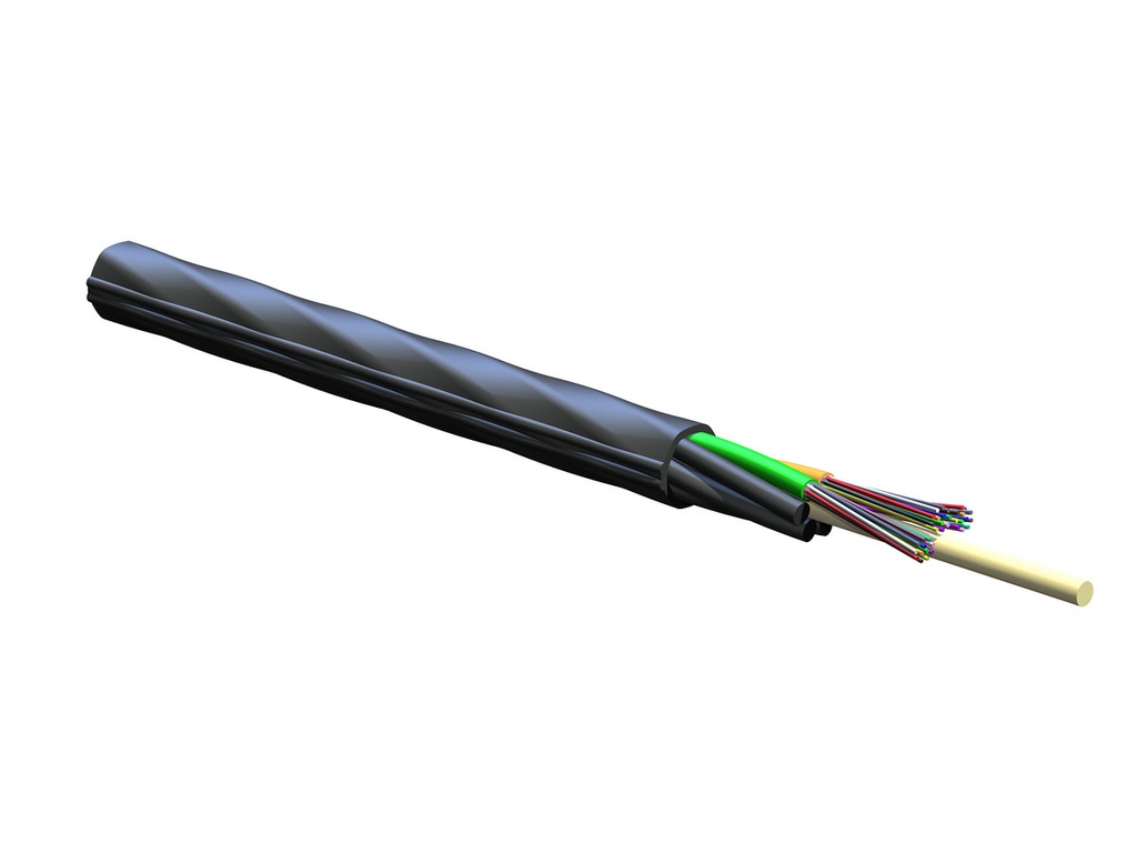 GETEK "Fiber Optic Cable Mini ADSS /G652D 12 hilos span-100m Strength Member: FRP Outer jackert:PE"/ Venta multiplo y minimo 100 metros / 20323-028-3