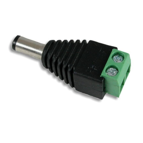 Baykus Adaptador convertidor Jack Macho Conector de Alimentación CC