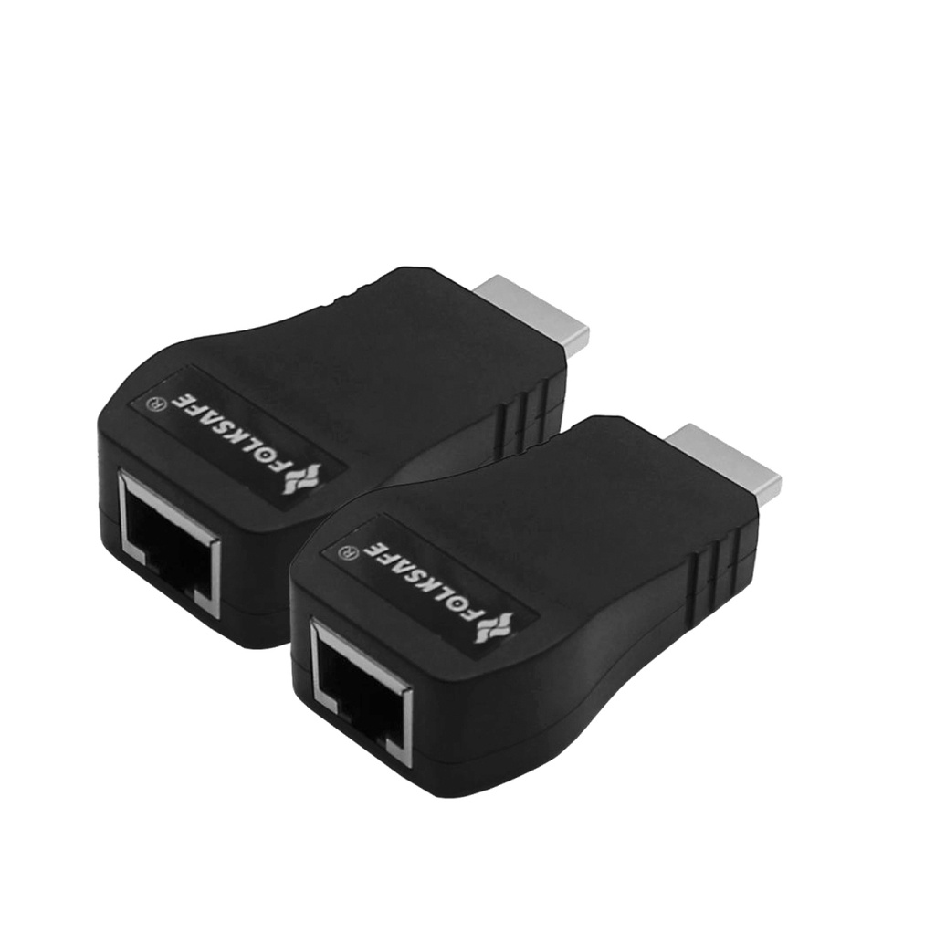 Baykus Extensor Mini HDMI Pasivo de 1 Canal, máximo hasta 25 metros en uno Cable cat5e o Superior, No Requiere Alimentación.
