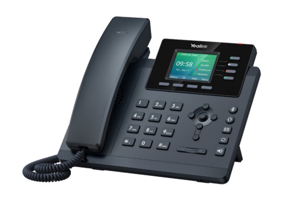 Yealink Telefono IP 4 Lineas/ WiFi/ 5 vias de Conferencia