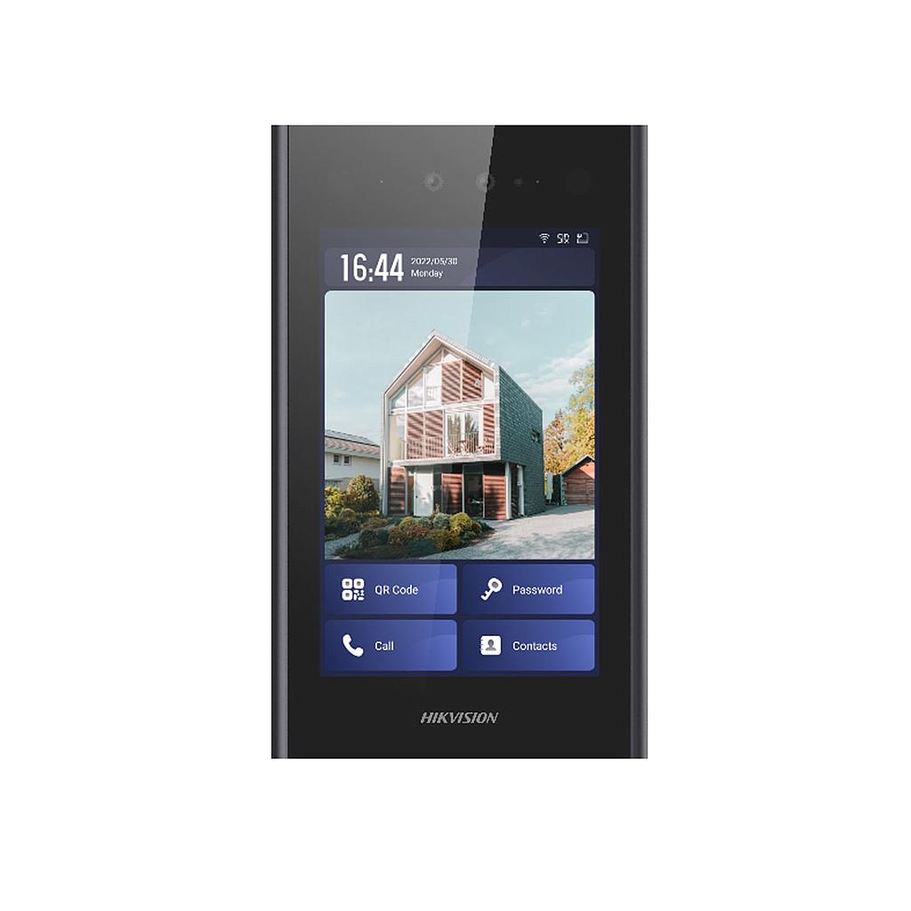 Hikvision Intercom para Edificios con Reconocimiento Facial / Pantalla 10" (Unicamente funciona con app Hikconnect Teams, no es posible añadir monitores)