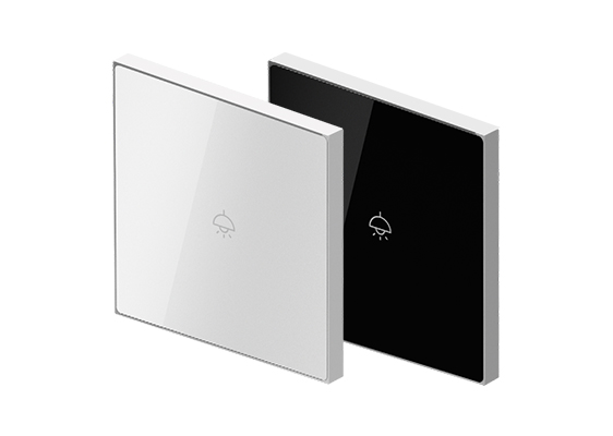 Lifesmart Nature Interruptor de 2 Toques/ Blanco de Cristal Negro