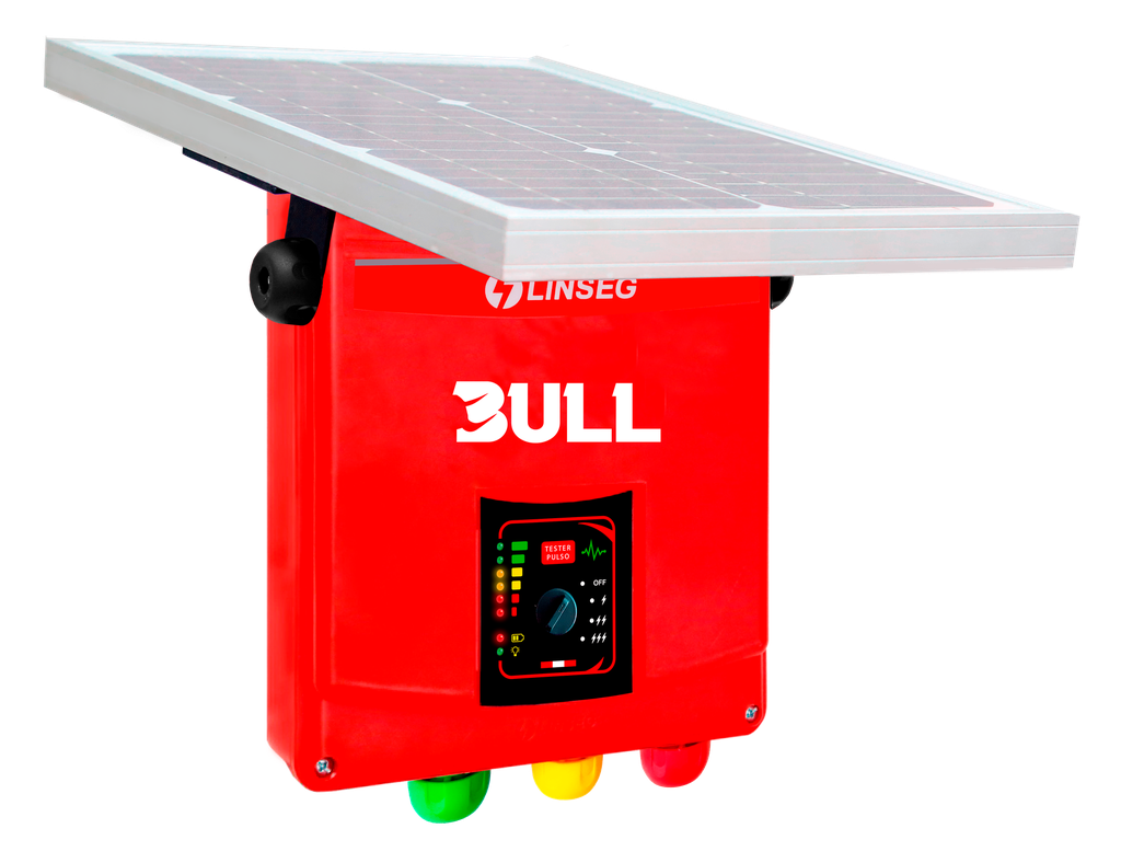 Linseg Electrificador de Cerco Ganadero Bull Solar 50S