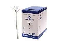 Linkbasic Cable UTP CAT6A  CMX Blanco/ Conductor de Cobre