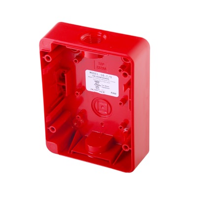 Silent Knight Caja de Montaje 2 x 4 para Estacion Manual de Jalon