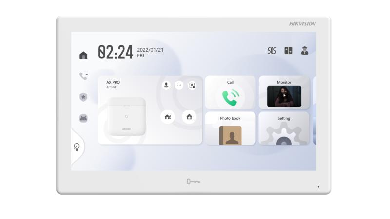 Hikvision Estacion de Interior Android de 10.1 Pulgadas/ Resolucion 1024 X 600  Blanca