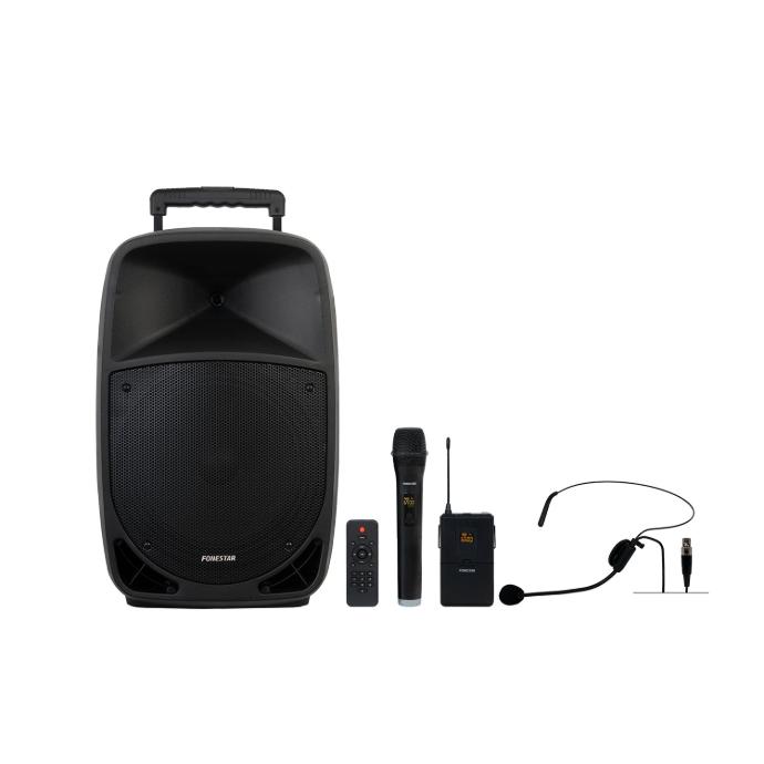 Fonestar Altavoz Portatil 12´´ / Incluye Microfono/ Alta Calidad en Audio