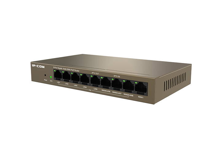 IP-COM Swicth de 9 Puertos PoE 8 G/ Administrable 3.0