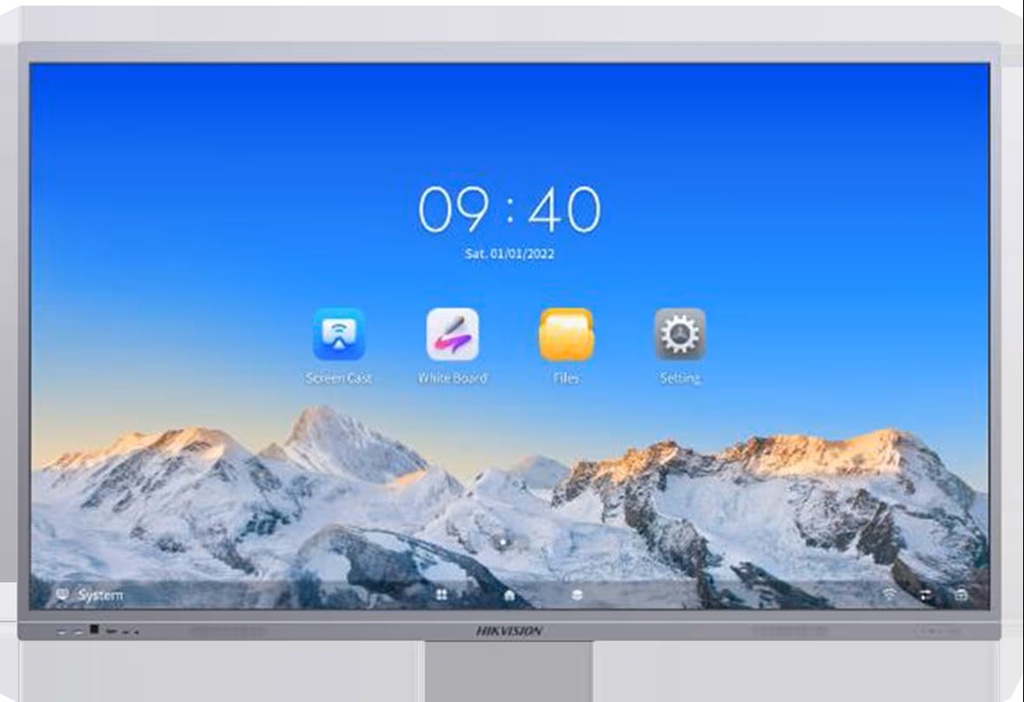 Hikvision Pantalla Interactiva 4K de 65 Pulgadas/ Certificacion EDLA