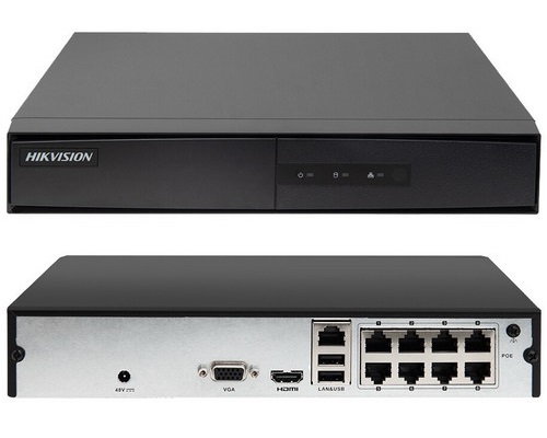Hikvision NVR 8 Canales Mini 1U 8 PoE