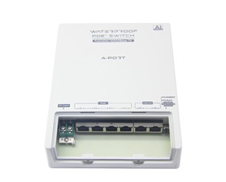 Switch PoE 4 Puertos 10/100Mbps/ Uso exterior