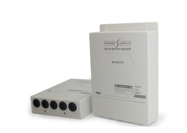 Power Supply Impermeable (exterior) 8 Puertos 12v-5ah (12v/5amp)