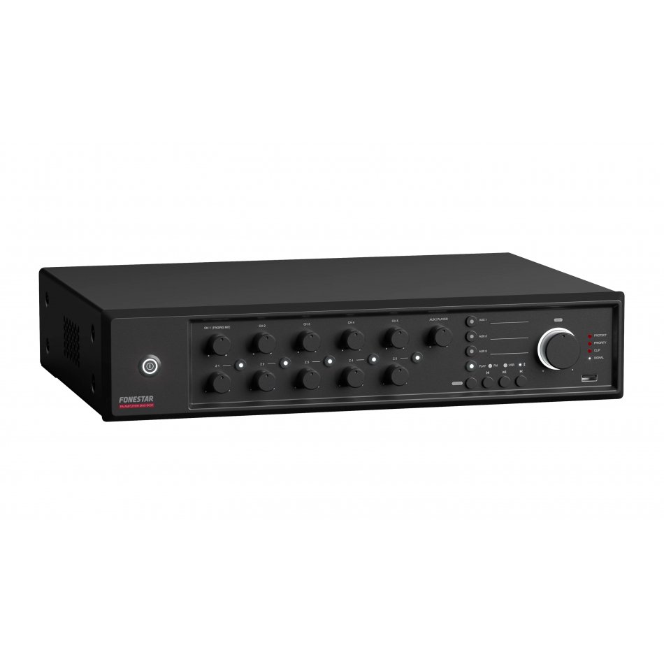 Fonestar Amplificador Class D 5 Zonas/ Potencia 600 W RMS