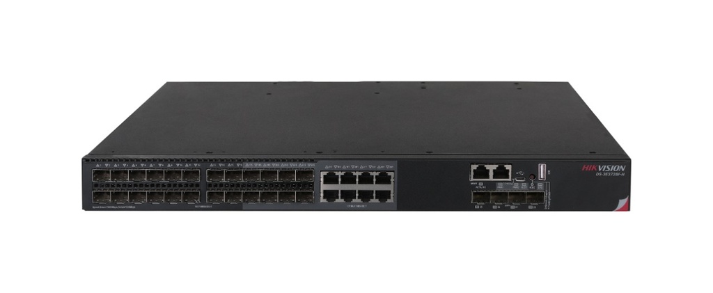 Hikvision Switch 28 Puertos con 4 Puertos SFP