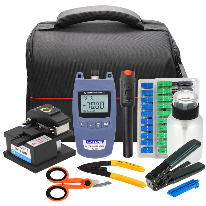 GETEK Kit de Herramientas para FTTH de Fibra Optica con 9 Piezas./ 82013-029-1