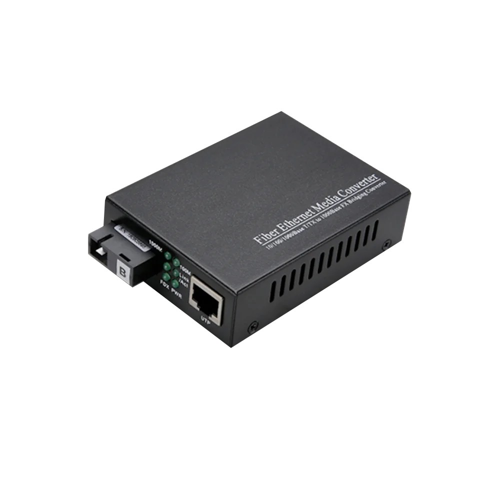 GETEK Convertidor de Fibra Optica SC SM 1550/1310 Simplex 20KM/ 25201-029-1
