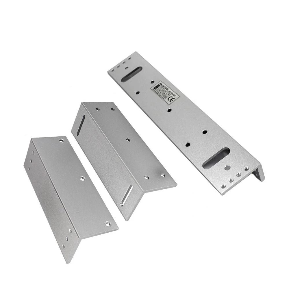 Baykus Soporte en Z y L para Cerraduras Magnéticas, Adaptable a Puertas de Vidrio/ 280KG/  BK-C-LOCK 3S