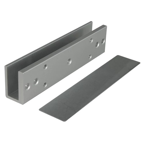 Baykus  Soporte en U para Cerraduras Magnéticas, Diseñado para Puertas de Vidrio sin Marco/BK-LOCK 2S  180KG