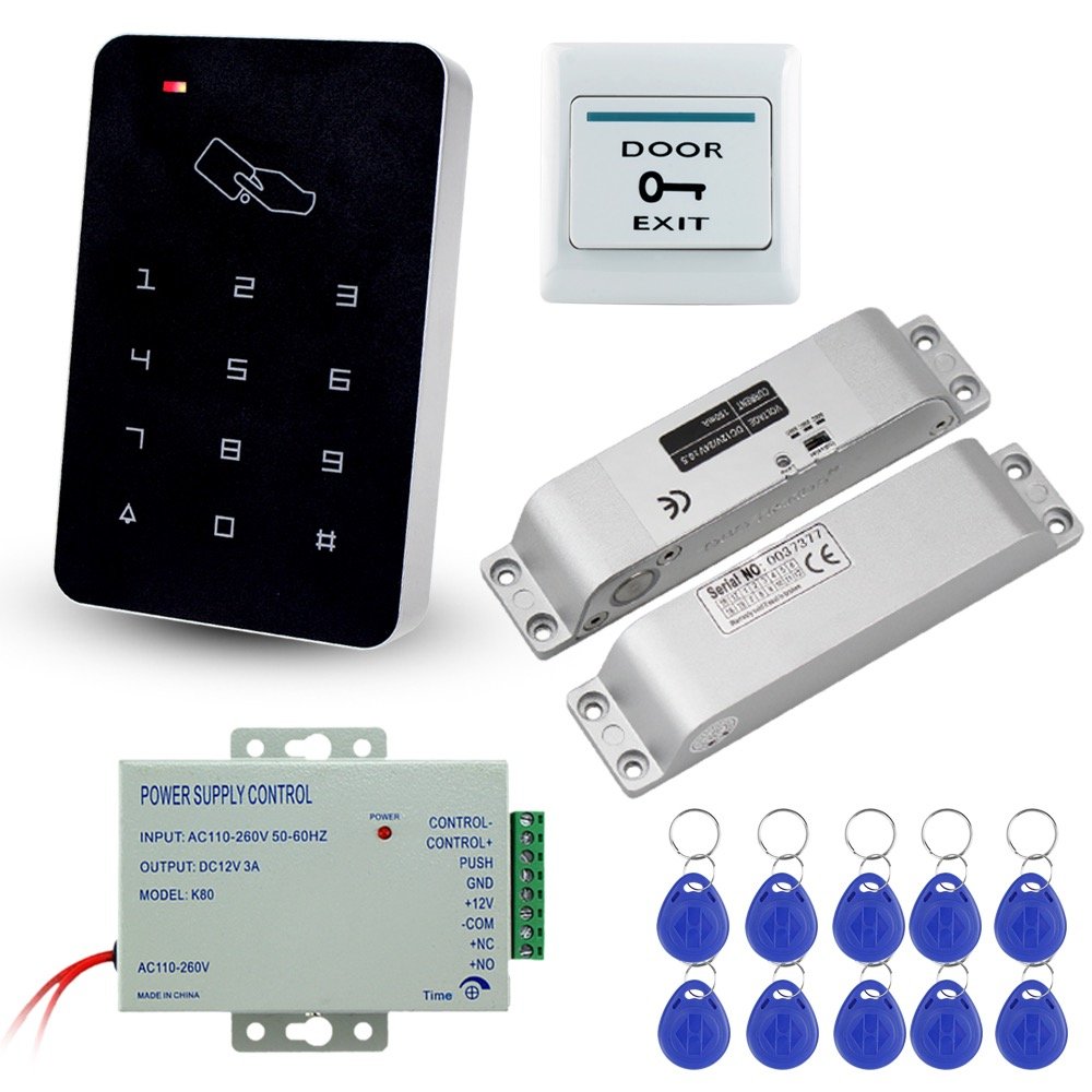Baykus Kit de Cerradura  Inteligente Inalambrica para Uso Domestico, Incluye Cerradura Inalambrica + 1 Control Remoto + 2 Tags de Proximidad