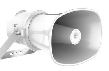Hikvision Altavoz de Bocina Anticorrosiva de Red /10 W